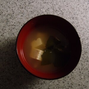 わかめ豆腐あみえび味噌汁◇すぐでき味噌汁３